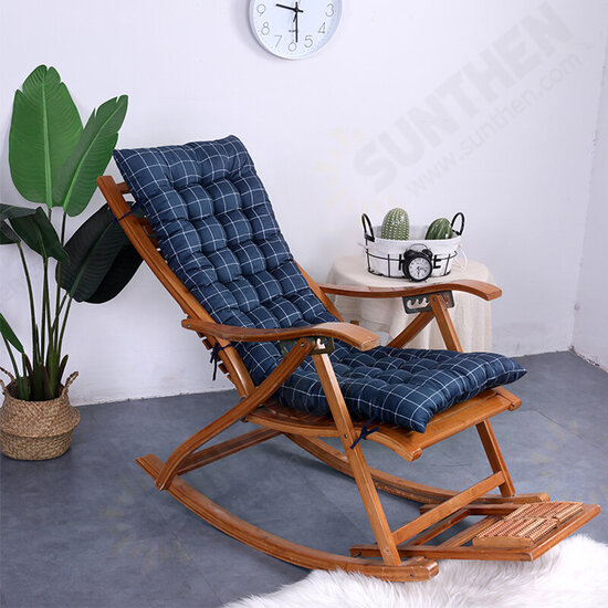 61/47 Inch Rocking Chair Cushions Indoor Lounger Cushion Thick Large Soft Chair Sofa Pad Perfect For Indoor Outdoor Recliner Home Textile