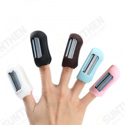 2 In 1 Lazy Mini Toothbrush Cover Finger Tip Shaver Razor Cleaning Tool Kit Outdoor Travel 2 In 1 Lazy Mini Toothbrush Cover Finger Tip Shaver Razor Cleaning Tool Kit Outdoor Travel