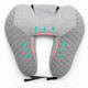 2 In 1 U Shape Neck Pillow Cotton Headrest Cushion Eye Mask Airplane Travel Sleep Rest