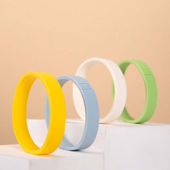 4 Pcs Mosquito Repellent Bracelets Soft Silicone Waterproof Natural Essential Oils Safety Pest Repeller Bracelet Outdoor Camping Travel Home