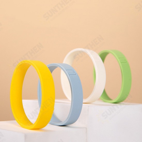 4 Pcs Mosquito Repellent Bracelets Soft Silicone Waterproof Natural Essential Oils Safety Pest Repeller Bracelet Outdoor Camping Travel Home