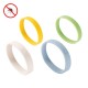 4 Pcs Mosquito Repellent Bracelets Soft Silicone Waterproof Natural Essential Oils Safety Pest Repeller Bracelet Outdoor Camping Travel Home