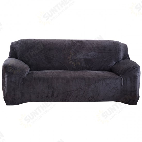 1/2/3 Seats Elastic Stretch Sofa Armchair Cover Universal Couch Slipcover Plush Warm For Autumn Winter