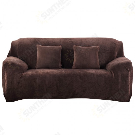 1/2/3 Seats Elastic Stretch Sofa Armchair Cover Universal Couch Slipcover Plush Warm For Autumn Winter