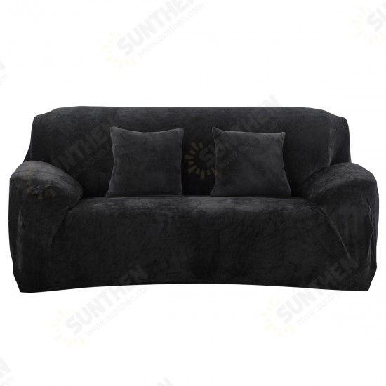 1/2/3 Seats Elastic Stretch Sofa Armchair Cover Universal Couch Slipcover Plush Warm For Autumn Winter