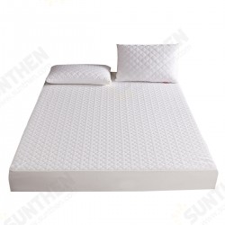 Multi-size Washable White Quilted Mattress Covers Waterproof Protector Pad With Tightly-Elastic Bands Bedding Sets Protective Cover Multi-size Washable White Quilted Mattress Covers Waterproof Protector Pad With Tightly-Elastic Bands Bedding Sets Protective Cover