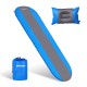 Inflatable Sleeping Mat with Pillow Self Inflating Sleeping Pad Roll Up Foam Bed Pads for Outdoor Camping Hiking