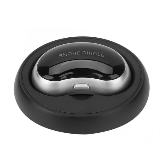 Snore Circle Smart Anti Snoring Muscle Stimulator Snore Stopper Device USB Rechargeable Sleep Instrument Stop Snoring Portable Sleep Monitor Effective Sleep Aids