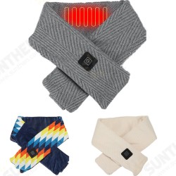 Unisex Heating Scarf USB Winter Electric Warming Scarf Neck Protector Cold Charging Scarf For Camping Travel Unisex Heating Scarf USB Winter Electric Warming Scarf Neck Protector Cold Charging Scarf For Camping Travel