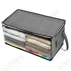 1 Pcs Clothes Storage Bag Foldable Zipper Organizer Pillows Quilt Bedding Bag Luggage Bag 1 Pcs Clothes Storage Bag Foldable Zipper Organizer Pillows Quilt Bedding Bag Luggage Bag