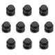 10 Pcs Cord Locks Double Hole Spring Round Ball Stop Sliding Locks Buttons Ends Replacement Luggage Bag Locks Outdoor Camping Travel