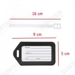 10 Pcs Luggage Bag Tag Name Address ID Label Plastic Travel Bag Tags for Suitcase Bag 10 Pcs Luggage Bag Tag Name Address ID Label Plastic Travel Bag Tags for Suitcase Bag