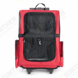 2 In 1 Pet Carrier Backpack Dog Cat Puppy Cart Breathable Outdoor Travel Bag 2 In 1 Pet Carrier Backpack Dog Cat Puppy Cart Breathable Outdoor Travel Bag