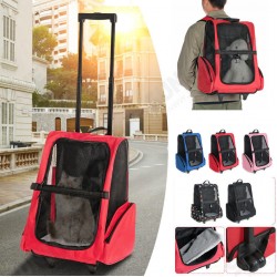 2 In 1 Pet Carrier Backpack Dog Cat Puppy Cart Breathable Outdoor Travel Bag 2 In 1 Pet Carrier Backpack Dog Cat Puppy Cart Breathable Outdoor Travel Bag