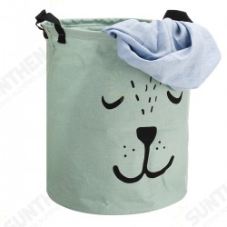 35x40CM Cotton PE Foldable Storage Laundry Hamper Clothes Basket Waterproof Toy Hamper 35x40CM Cotton PE Foldable Storage Laundry Hamper Clothes Basket Waterproof Toy Hamper
