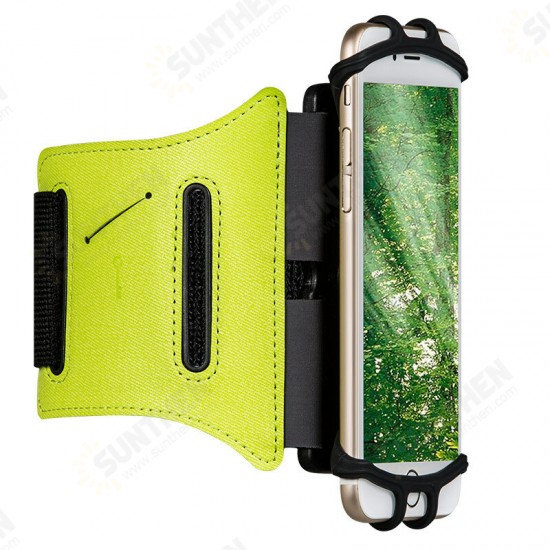 4-6 Inch Running Phone Arm Bag Touch Screen 90° Rotation Waterproof Phone Bag Camping Travel Sports Phone Holder Bag