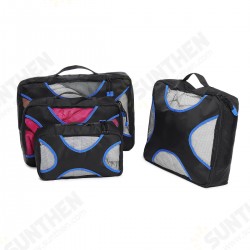 4Pcs/Set Outdoor Travel Packing Cubes Storage Bag Portable Zipper Clothes Luggage Organizer Packing Pouch 4Pcs/Set Outdoor Travel Packing Cubes Storage Bag Portable Zipper Clothes Luggage Organizer Packing Pouch