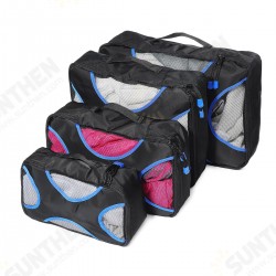 4Pcs/Set Outdoor Travel Packing Cubes Storage Bag Portable Zipper Clothes Luggage Organizer Packing Pouch 4Pcs/Set Outdoor Travel Packing Cubes Storage Bag Portable Zipper Clothes Luggage Organizer Packing Pouch