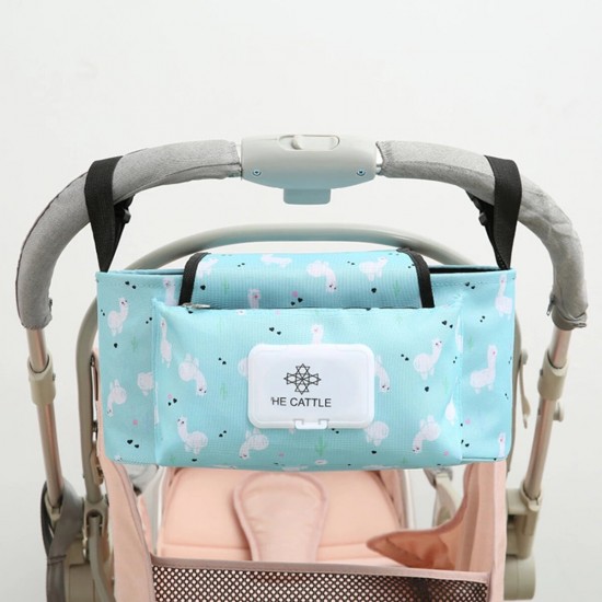 600D Oxford Strollers Storage Bag Cup Bottle Holder Mummy Bag Baby Pushchair Organiser