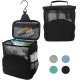 600D Polyester Waterproof Wash Bag Hanging Make Up Cosmetic Pouch Folding Storage Bag