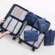 8 Pieces Set Folding Clothes Organizer Mesh Drawstring Underwear Pocket Travel Clothing Shoe Wash Storage Travel Bag