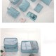 8 Pieces Set Folding Clothes Organizer Mesh Drawstring Underwear Pocket Travel Clothing Shoe Wash Storage Travel Bag