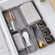 8PCS Sundries Storage Plastic Boxes Set Clothing Underwear Ties Socks Sorting Divider Cosmetic Organizer Box