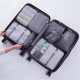 8PCS Travel Luggage Organizer Set Storage Pouches Suitcase Packing Bags