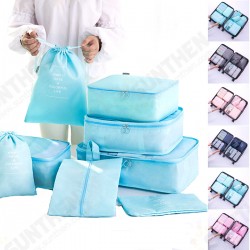 8PCS Travel Luggage Organizer Set Storage Pouches Suitcase Packing Bags 8PCS Travel Luggage Organizer Set Storage Pouches Suitcase Packing Bags