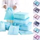 8PCS Travel Luggage Organizer Set Storage Pouches Suitcase Packing Bags