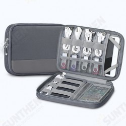 Water-resistant Scratch-resistant Wear-resistant Ultra-large Capacity Data Cable Nylon Digital Multifunctional Storage Bag Water-resistant Scratch-resistant Wear-resistant Ultra-large Capacity Data Cable Nylon Digital Multifunctional Storage Bag