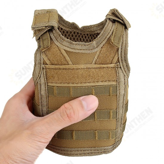 Beverage Insulator Tactical Vest Beer Cooler Holder Travel Camping Portable Can Cooler