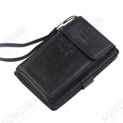 Multifunction Men's Handbag Two Fold Wallet Card Holder Coin Pocket Passport Bag Multifunction Men's Handbag Two Fold Wallet Card Holder Coin Pocket Passport Bag