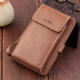 Multifunction Men's Handbag Two Fold Wallet Card Holder Coin Pocket Passport Bag