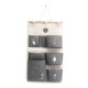 Cotton Wall Door Hanging Organizer Storage Baskets Bag Container Closet Pocket