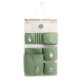 Cotton Wall Door Hanging Organizer Storage Baskets Bag Container Closet Pocket