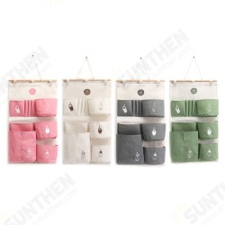 Cotton Wall Door Hanging Organizer Storage Baskets Bag Container Closet Pocket Cotton Wall Door Hanging Organizer Storage Baskets Bag Container Closet Pocket