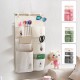 Cotton Wall Door Hanging Organizer Storage Baskets Bag Container Closet Pocket