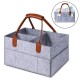 Felt Baby Diaper Bag Folding Storage Bag Caddy Changing Nappy Handbag Baby Products