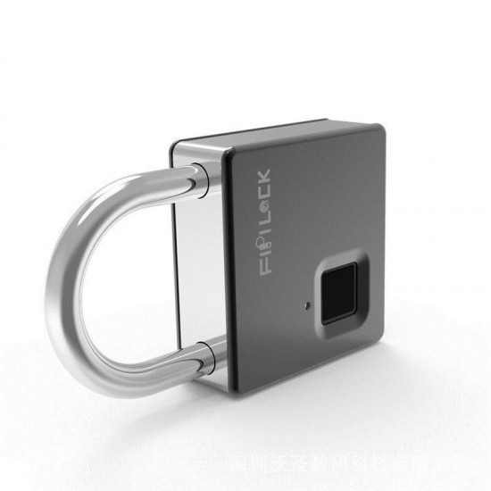 FL-S5 Smart Anti-theft USB Fingerprint Lock IP65 Waterproof Travel Suitcase Luggage Padlock