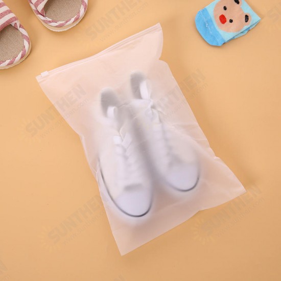 10Pcs/Set Transparent Storage Bag Travel Waterproof Dustproof Sealed Clothing Organizer