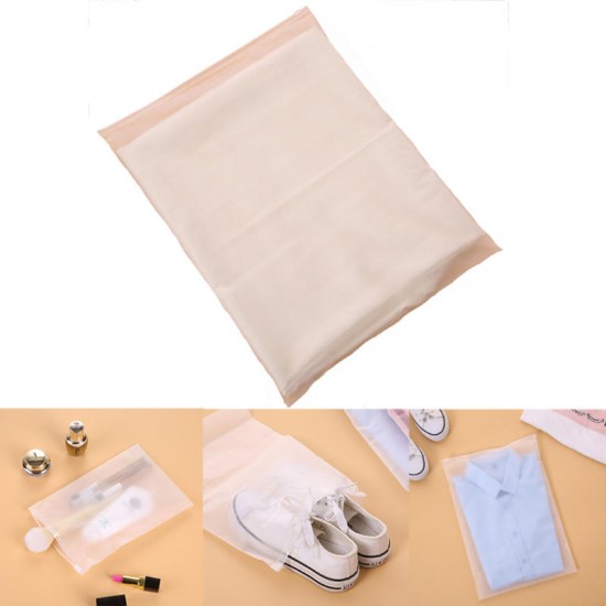 10Pcs/Set Transparent Storage Bag Travel Waterproof Dustproof Sealed Clothing Organizer