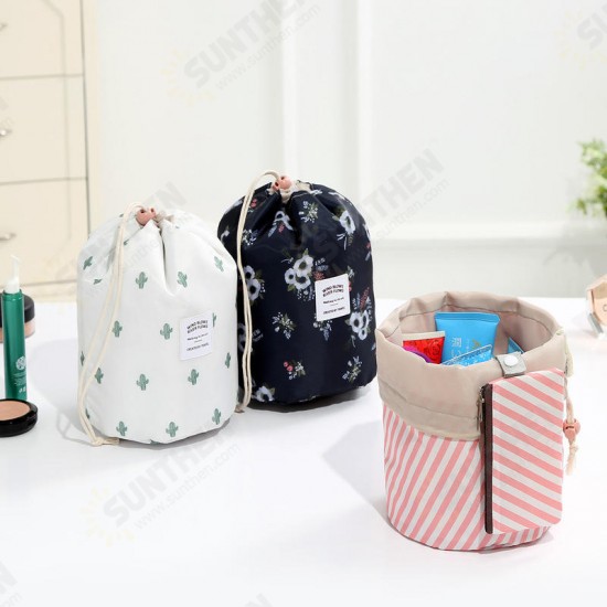 17x23cm Foldable Drawstring Bag Travel Toilet Bags Toiletry Case Pouch Organizer Pocket Multi-functional Handbags