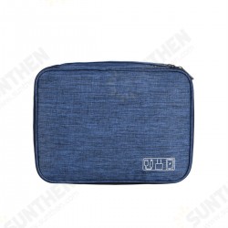 3-Layers Data Cable Storage Bag Waterproof Men Women Office Storage Bag Multi-function Digital Product Organizer 3-Layers Data Cable Storage Bag Waterproof Men Women Office Storage Bag Multi-function Digital Product Organizer