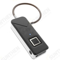 3.7V Smart Anti-theft USB Fingerprint Lock IP65 Waterproof Travel Suitcase Luggage Bag Safety Security Padlock 3.7V Smart Anti-theft USB Fingerprint Lock IP65 Waterproof Travel Suitcase Luggage Bag Safety Security Padlock
