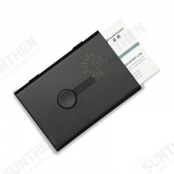 Hand Push Card Holder Credit Card Aluminum Alloy Case Travel Portable Storage Box Men Women Hand Push Card Holder Credit Card Aluminum Alloy Case Travel Portable Storage Box Men Women