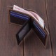 Men's Short Wallet Leather Travel Trifold ID Credit Card Holder Coin Purse