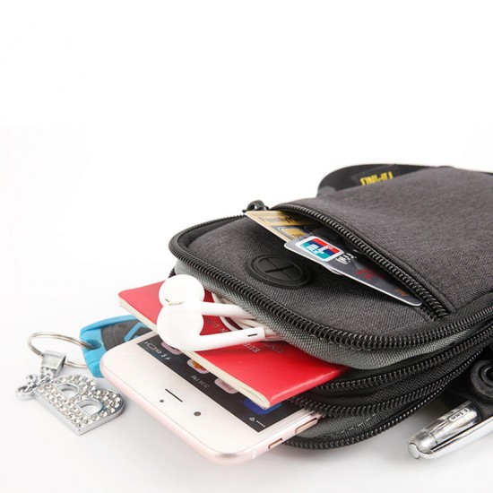 Outdoor Sports Phone Bag Waterproof Oxford Anti-theft Security Mini Wallet Storage Pouch