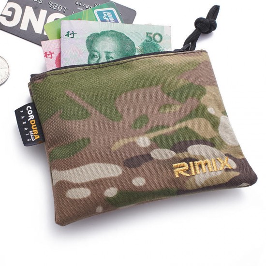 Outdoor Tactical EDC Wallet Men Waterproof 1060D Nylon Card Coin Sport Bags Portable Storage Organizer Pouch