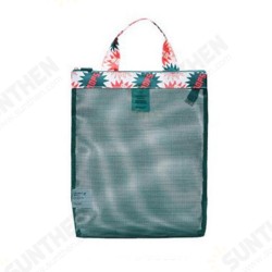 Outdoor Travel Mesh Wash Bag Pack Storage Pouch Summer Beach Swim Handbag